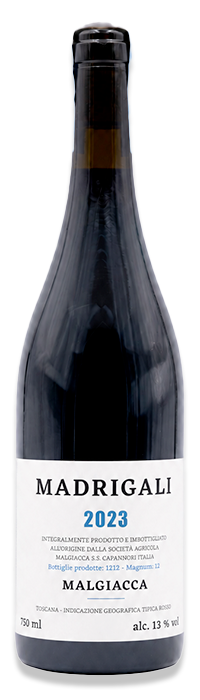 bottiglia di vino madrigali 2023